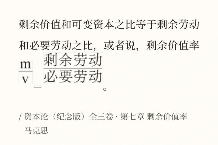 资本家为提高剩余价值率_剩余价值率计算公式_剩余价值率与剥削程度